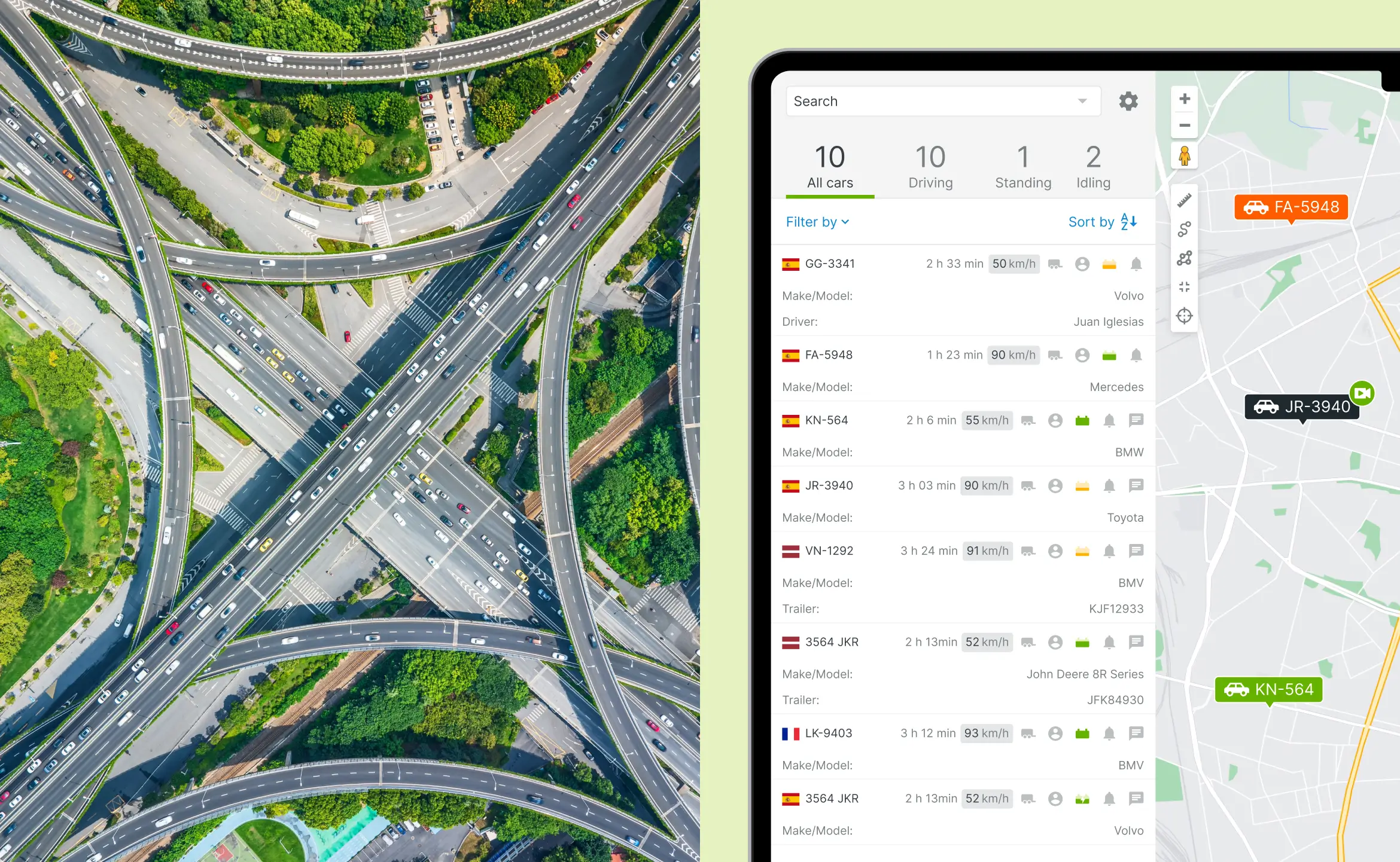 Real-time GPS tracking and dispatch visibility