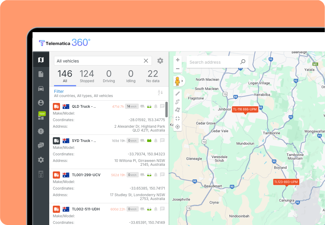 Vehicle Info Panel