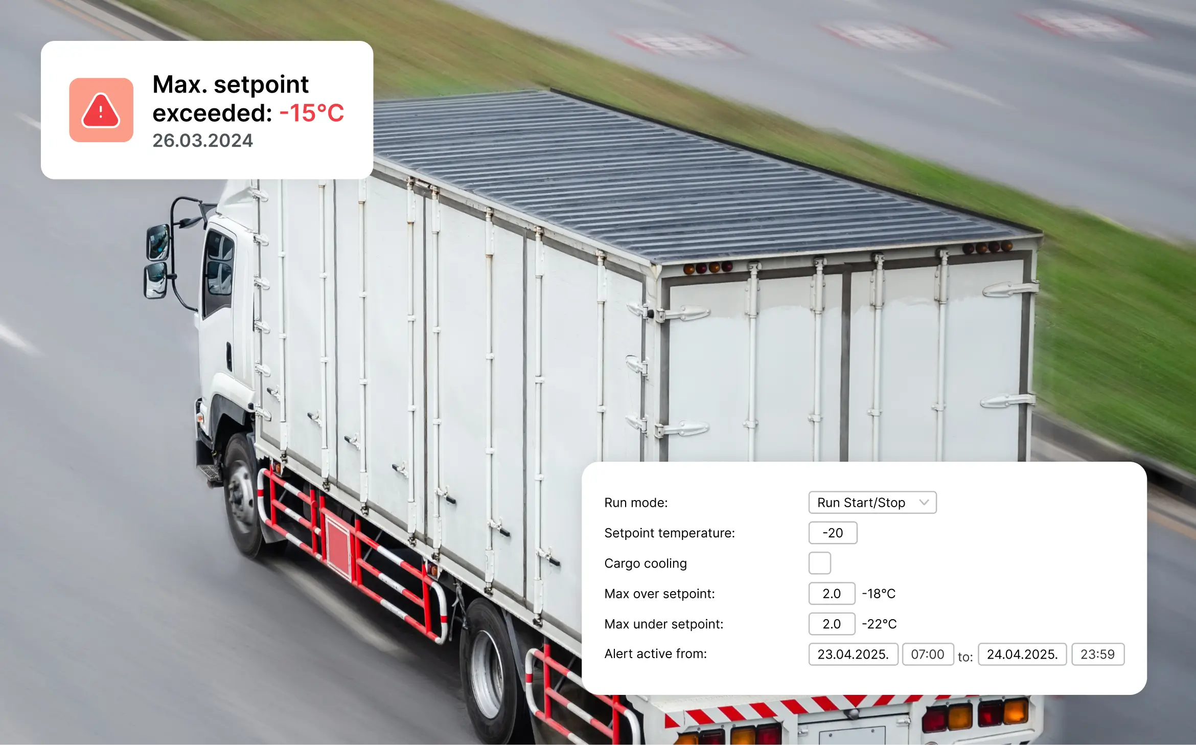 Trailer temperature checks
